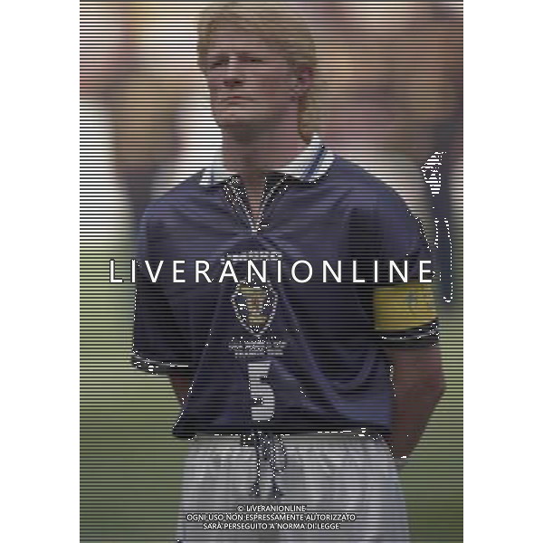 CAMPIONATO DEL MONDO FRANCIA 98 BRASILE-SCOZIA 10-06-1998 NELLA FOTO Colin HENDRY AG ALDO LIVERANI S A S