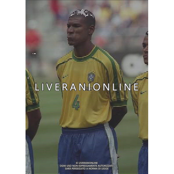 CAMPIONATO DEL MONDO FRANCIA 98 BRASILE-SCOZIA 10-06-1998 NELLA FOTO CESAR SAMPAIO AG ALDO LIVERANI S A S
