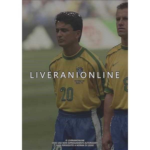 CAMPIONATO DEL MONDO FRANCIA 98 BRASILE-SCOZIA 10-06-1998 NELLA FOTO BEBETO AG ALDO LIVERANI S A S