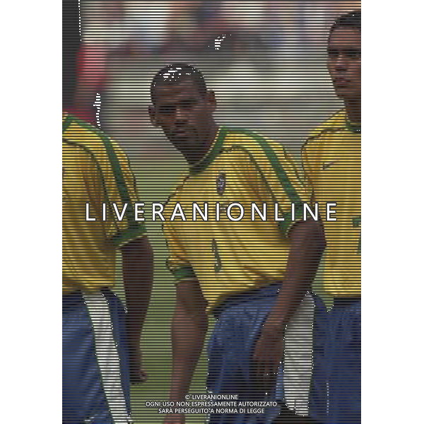CAMPIONATO DEL MONDO FRANCIA 98 BRASILE-SCOZIA 10-06-1998 NELLA FOTO ALDAIR AG ALDO LIVERANI S A S