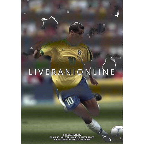CAMPIONATO DEL MONDO FRANCIA 98 BRASILE-SCOZIA 10-06-1998 NELLA FOTO RIVALDO AG ALDO LIVERANI S A S