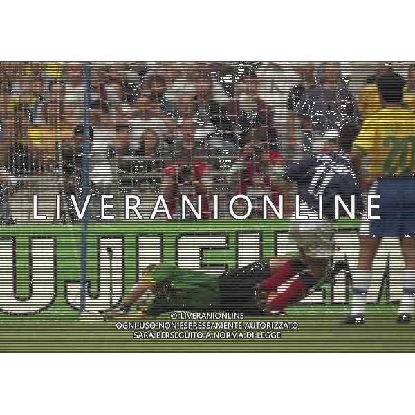 CAMPIONATO DEL MONDO FRANCIA 98 BRASILE-SCOZIA 10-06-1998 NELLA FOTO GOAL COLLINS AG ALDO LIVERANI S A S