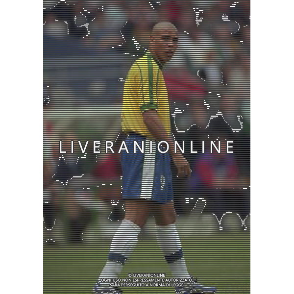 CAMPIONATO DEL MONDO FRANCIA 98 BRASILE-SCOZIA 10-06-1998 NELLA FOTO RONALDO AG ALDO LIVERANI S A S