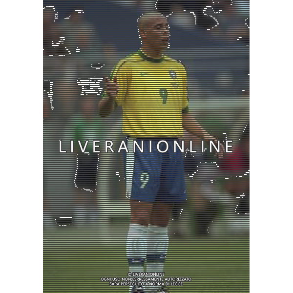 CAMPIONATO DEL MONDO FRANCIA 98 BRASILE-SCOZIA 10-06-1998 NELLA FOTO RONALDO AG ALDO LIVERANI S A S