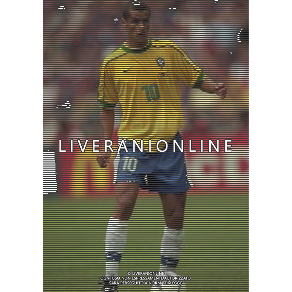 CAMPIONATO DEL MONDO FRANCIA 98 BRASILE-SCOZIA 10-06-1998 NELLA FOTO RIVALDO AG ALDO LIVERANI S A S