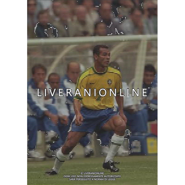 CAMPIONATO DEL MONDO FRANCIA 98 BRASILE-SCOZIA 10-06-1998 NELLA FOTO MARCOS CAFU AG ALDO LIVERANI S A S