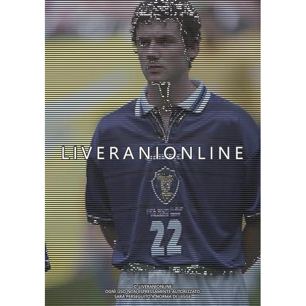 BRASILE SCOZIA CAMPIONATO DEL MONDO FRANCIA 1998-STADIO SAINT DENISE.10 GIUGNO 1998 NELLA FOTO Christian DAILLY AG ALDO LIVERANI SAS