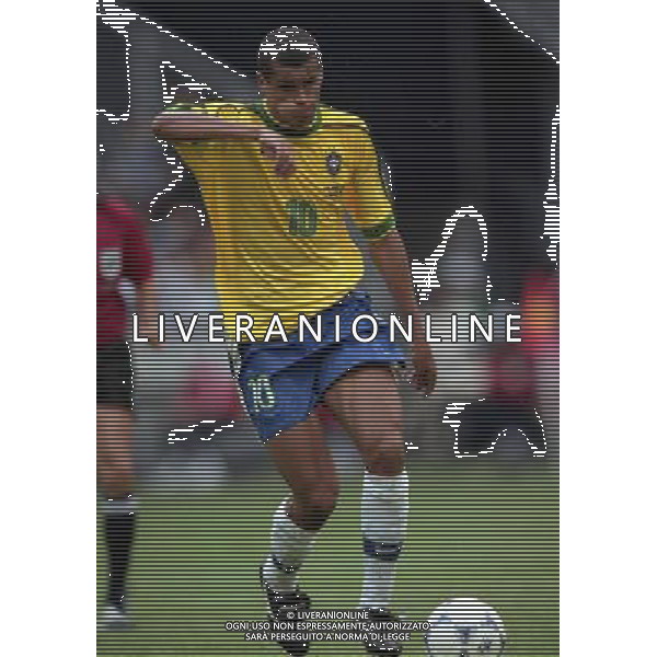 BRASILE SCOZIA CAMPIONATO DEL MONDO FRANCIA 1998-STADIO SAINT DENISE.10 GIUGNO 1998 NELLA FOTO RIVALDO AG ALDO LIVERANI SAS