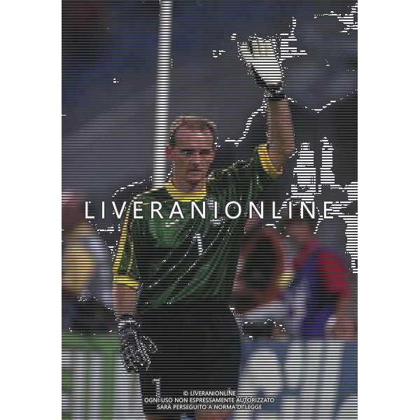 07/07/1998 -CAMPIONATO DEL MONDO FRANCIA 1998 PARTITA-BRASILE OLANDA NELLA FOTO TAFFAREL CLAUDIO AG ALDO LIVERANI S A S