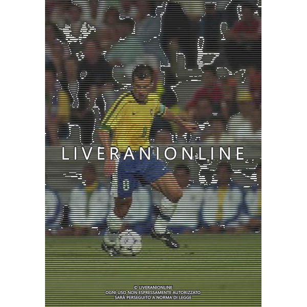 07/07/1998 -CAMPIONATO DEL MONDO FRANCIA 1998 PARTITA-BRASILE OLANDA NELLA FOTO CARLOS DUNGA AG ALDO LIVERANI S A S