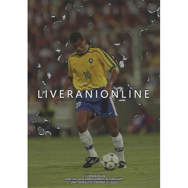 07/07/1998 -CAMPIONATO DEL MONDO FRANCIA 1998 PARTITA-BRASILE OLANDA NELLA FOTO RIVALDO AG ALDO LIVERANI S A S