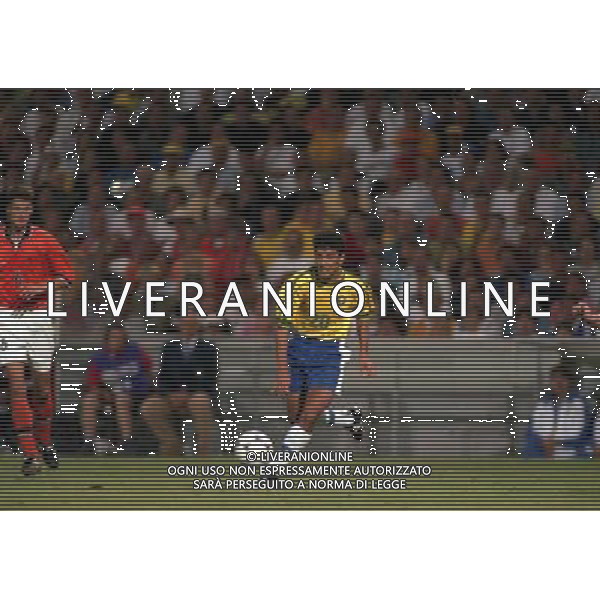 07/07/1998 -CAMPIONATO DEL MONDO FRANCIA 1998 PARTITA-BRASILE OLANDA NELLA FOTO BEBETO AG ALDO LIVERANI S A S