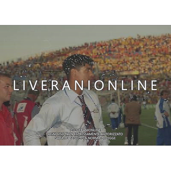 07/07/1998 -CAMPIONATO DEL MONDO FRANCIA 1998 PARTITA-BRASILE OLANDA NELLA FOTO Frank Rijkaard AG ALDO LIVERANI S A S