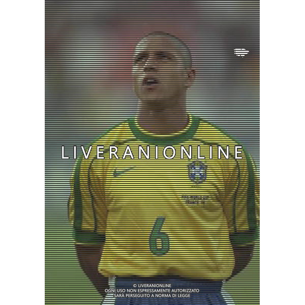 07/07/1998 -CAMPIONATO DEL MONDO FRANCIA 1998 PARTITA-BRASILE OLANDA NELLA FOTO ROBERTO CARLOS AG ALDO LIVERANI S A S