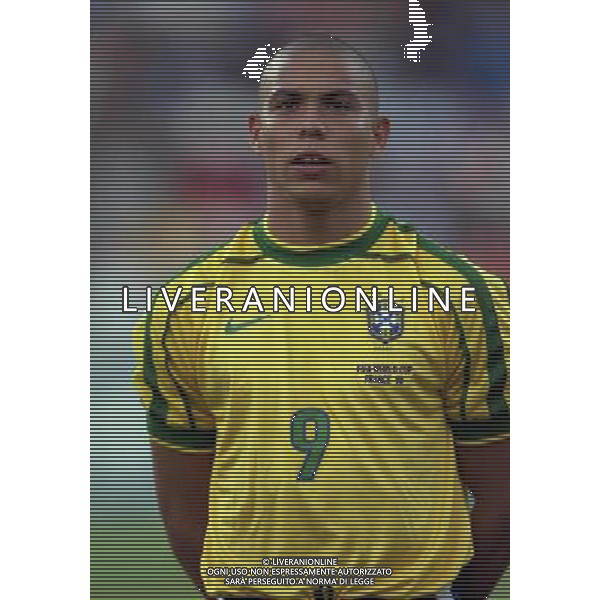07/07/1998 -CAMPIONATO DEL MONDO FRANCIA 1998 PARTITA-BRASILE OLANDA NELLA FOTO RONALDO AG ALDO LIVERANI S A S