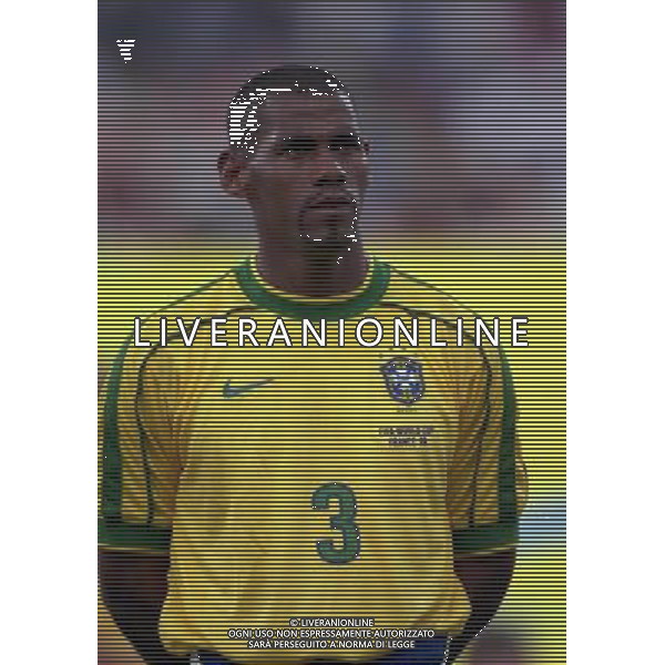 07/07/1998 -CAMPIONATO DEL MONDO FRANCIA 1998 PARTITA-BRASILE OLANDA NELLA FOTO ALDAIR AG ALDO LIVERANI S A S
