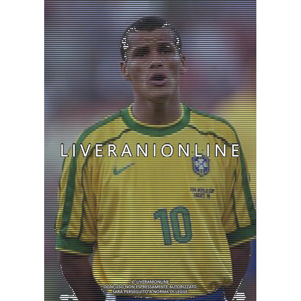 07/07/1998 -CAMPIONATO DEL MONDO FRANCIA 1998 PARTITA-BRASILE OLANDA NELLA FOTO RIVALDO AG ALDO LIVERANI S A S