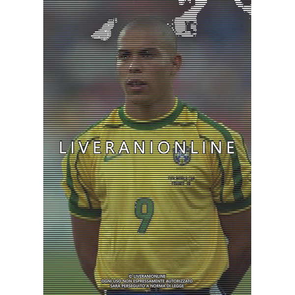 07/07/1998 -CAMPIONATO DEL MONDO FRANCIA 1998 PARTITA-BRASILE OLANDA NELLA FOTO RONALDO AG ALDO LIVERANI S A S