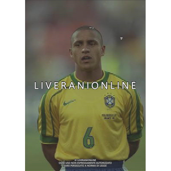 07/07/1998 -CAMPIONATO DEL MONDO FRANCIA 1998 PARTITA-BRASILE OLANDA NELLA FOTO ROBERTO CARLOS AG ALDO LIVERANI S A S