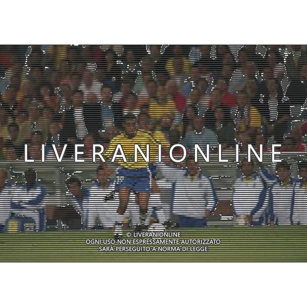 07/07/1998 -CAMPIONATO DEL MONDO FRANCIA 1998 PARTITA-BRASILE OLANDA NELLA FOTO DENILSON AG ALDO LIVERANI S A S