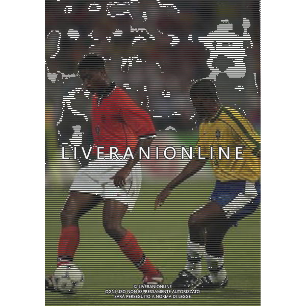 07/07/1998 -CAMPIONATO DEL MONDO FRANCIA 1998 PARTITA-BRASILE OLANDA NELLA FOTO PATRICK KLUIVERT AG ALDO LIVERANI S A S