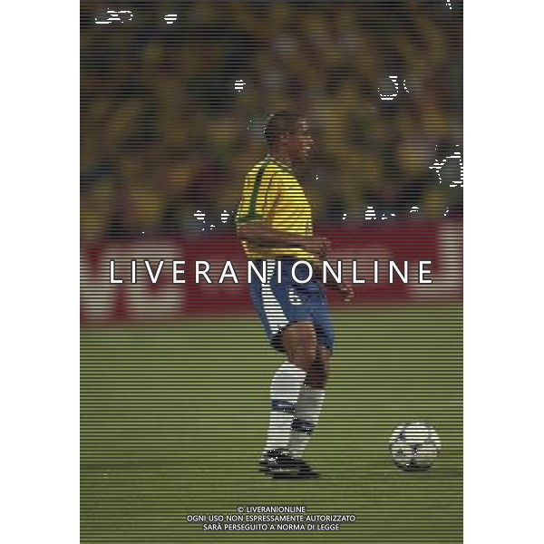 07/07/1998 -CAMPIONATO DEL MONDO FRANCIA 1998 PARTITA-BRASILE OLANDA NELLA FOTO ROBERTO CARLOS AG ALDO LIVERANI S A S