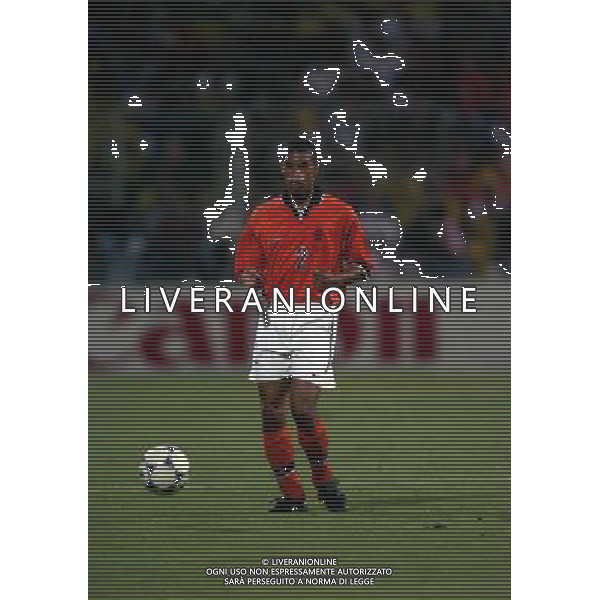 07/07/1998 -CAMPIONATO DEL MONDO FRANCIA 1998 PARTITA-BRASILE OLANDA NELLA FOTO REIZIGER MICHAEL AG ALDO LIVERANI S A S