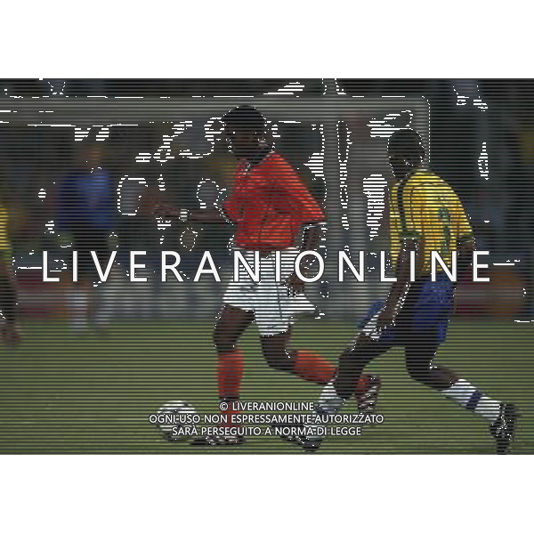 07/07/1998 -CAMPIONATO DEL MONDO FRANCIA 1998 PARTITA-BRASILE OLANDA NELLA FOTO PATRICK KLUIVERT AG ALDO LIVERANI S A S