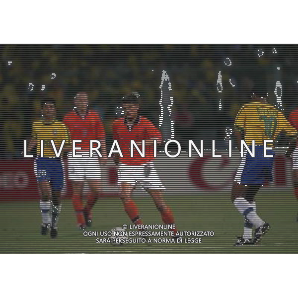 07/07/1998 -CAMPIONATO DEL MONDO FRANCIA 1998 PARTITA-BRASILE OLANDA NELLA FOTO WIM JONK AG ALDO LIVERANI S A S