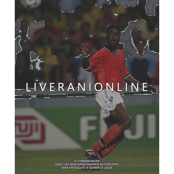 07/07/1998 -CAMPIONATO DEL MONDO FRANCIA 1998 PARTITA-BRASILE OLANDA NELLA FOTO PATRICK KLUIVERT AG ALDO LIVERANI S A S