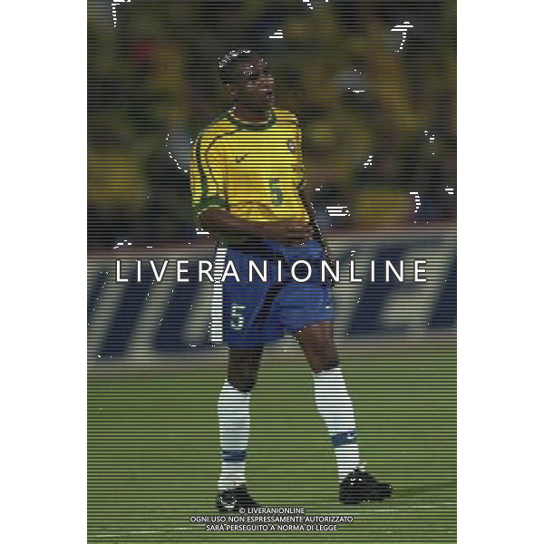 07/07/1998 -CAMPIONATO DEL MONDO FRANCIA 1998 PARTITA-BRASILE OLANDA NELLA FOTO CESAR SAMPAIO AG ALDO LIVERANI S A S