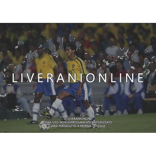 07/07/1998 -CAMPIONATO DEL MONDO FRANCIA 1998 PARTITA-BRASILE OLANDA NELLA FOTO ZE CARLOS AG ALDO LIVERANI S A S