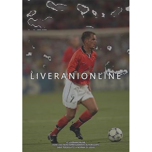 07/07/1998 -CAMPIONATO DEL MONDO FRANCIA 1998 PARTITA-BRASILE OLANDA NELLA FOTODE BOER RONALD AG ALDO LIVERANI S A S
