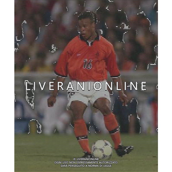 07/07/1998 -CAMPIONATO DEL MONDO FRANCIA 1998 PARTITA-BRASILE OLANDA NELLA FOTO EDGARD DAVIDS AG ALDO LIVERANI S A S