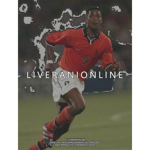07/07/1998 -CAMPIONATO DEL MONDO FRANCIA 1998 PARTITA-BRASILE OLANDA NELLA FOTO PATRICK KLUIVERT AG ALDO LIVERANI S A S