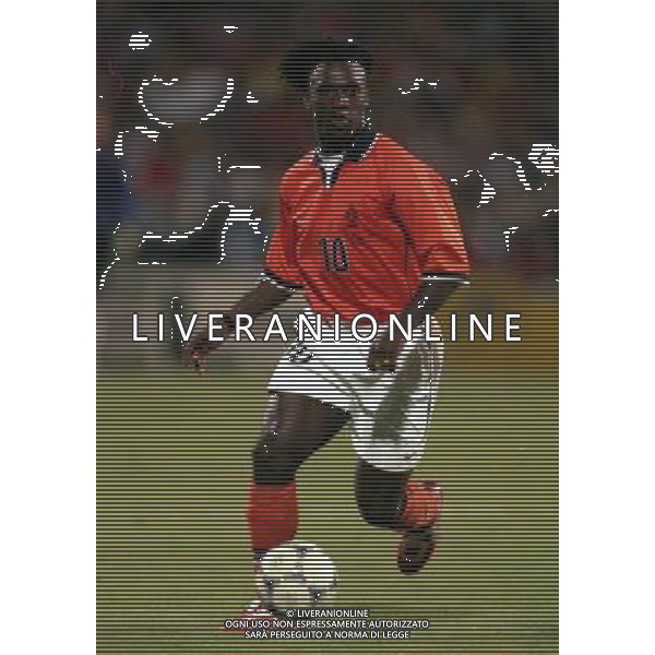 07/07/1998 -CAMPIONATO DEL MONDO FRANCIA 1998 PARTITA-BRASILE OLANDA NELLA FOTO CLARENCE SEDORF AG ALDO LIVERANI S A S