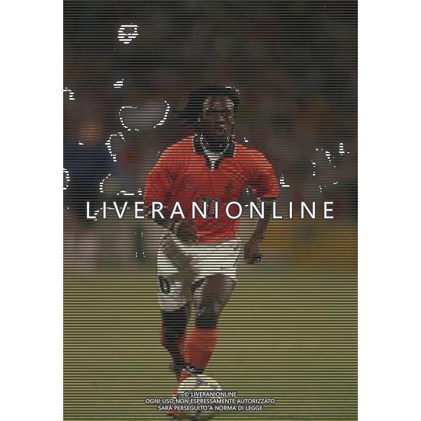 07/07/1998 -CAMPIONATO DEL MONDO FRANCIA 1998 PARTITA-BRASILE OLANDA NELLA FOTO CLARENCE SEEDORF AG ALDO LIVERANI S A S