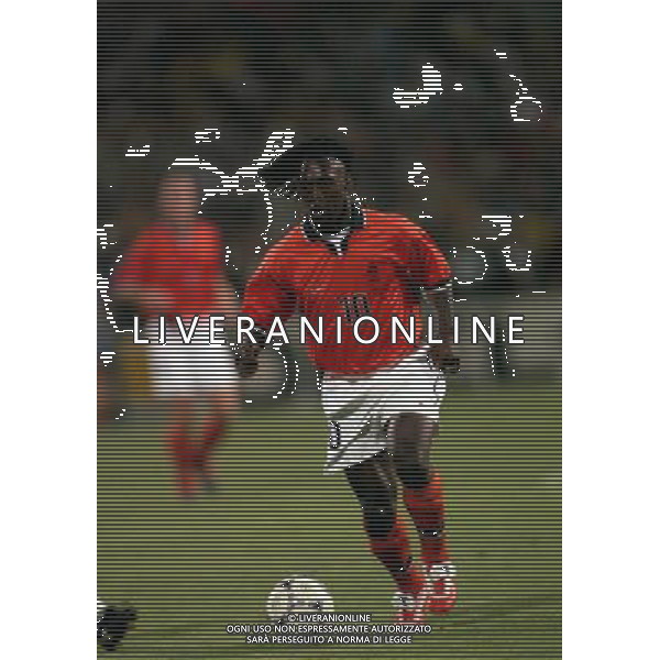 07/07/1998 -CAMPIONATO DEL MONDO FRANCIA 1998 PARTITA-BRASILE OLANDA NELLA FOTO CLARENCE SEEDORF AG ALDO LIVERANI S A S
