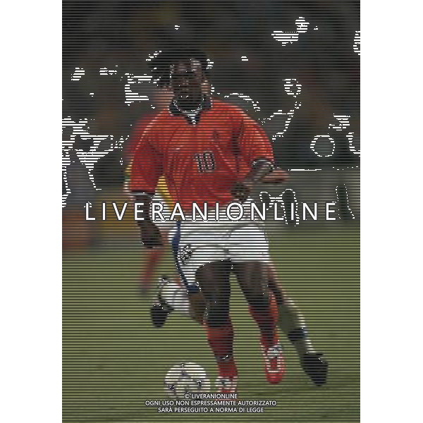 07/07/1998 -CAMPIONATO DEL MONDO FRANCIA 1998 PARTITA-BRASILE OLANDA NELLA FOTO EDGARD DAVIDS AG ALDO LIVERANI S A S