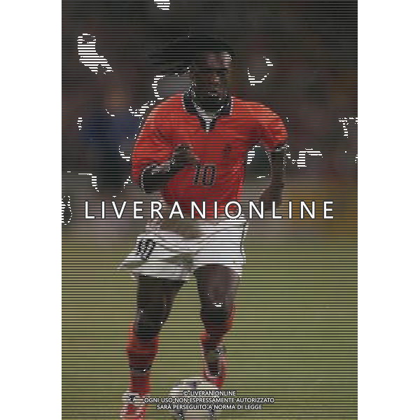 07/07/1998 -CAMPIONATO DEL MONDO FRANCIA 1998 PARTITA-BRASILE OLANDA NELLA FOTO CLARENCE SEEDORF AG ALDO LIVERANI S A S