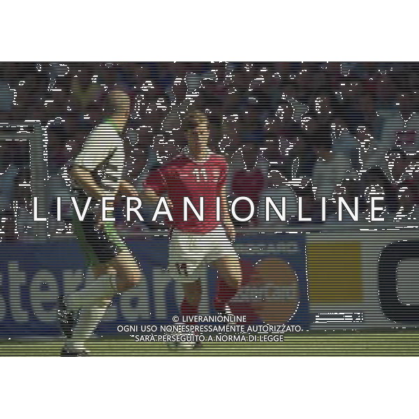 SUD AFRICA DANIMARCA CAMPIONATO DEL MONDO FRANCIA 1998/Sudafrica ‡ Danimarca ‡ Coppa del Mondo 1998 - Girone C - 18.06.1998 - 17:30. Stadium Municipal NELLA FOTO BRIAN LAUDRUP AG ALDO LIVERANI S A S
