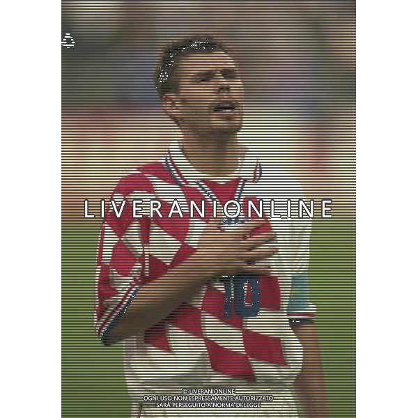 FRANCIA CROAZIA CAMPIONATO DEL MONDO FRANCIA 98 NELLA FOTO BOBAN ZVONIMIR AG ALDO LIVERANI S A S