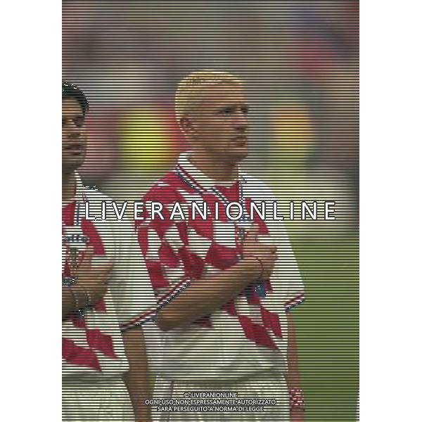 FRANCIA CROAZIA CAMPIONATO DEL MONDO FRANCIA 98 NELLA FOTO MARIO STANIC AG ALDO LIVERANI S A S