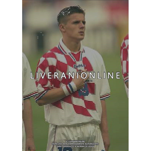 FRANCIA CROAZIA CAMPIONATO DEL MONDO FRANCIA 98 NELLA FOTO VLAOVIC GORAN AG ALDO LIVERANI S A S