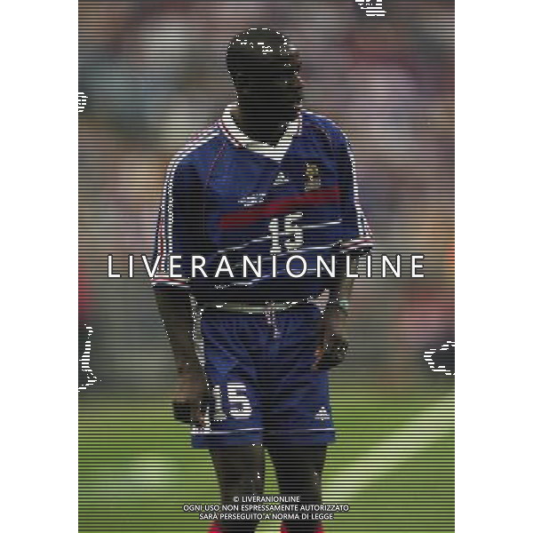 FRANCIA CROAZIA CAMPIONATO DEL MONDO FRANCIA 98 NELLA FOTO LILIAN THURAM AG ALDO LIVERANI S A S