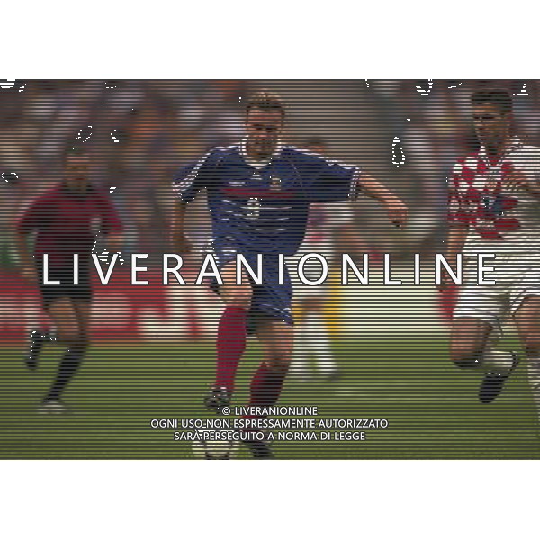 FRANCIA CROAZIA CAMPIONATO DEL MONDO FRANCIA 98 NELLA FOTO GUIVARC\'H STEPHANE AG ALDO LIVERANI S A S