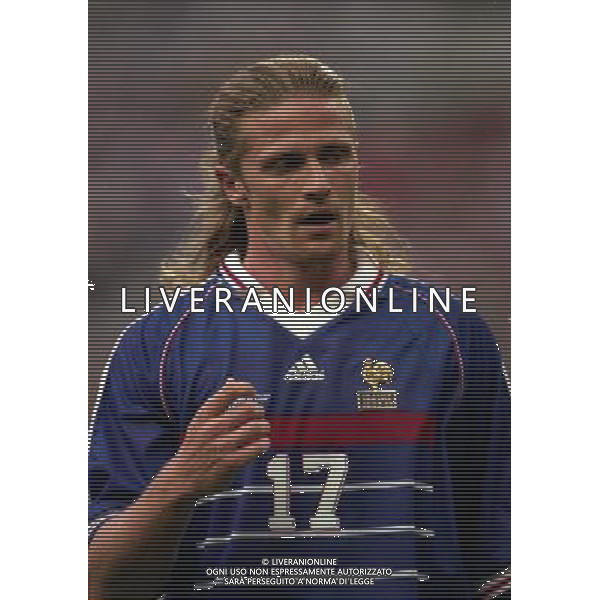 FRANCIA CROAZIA CAMPIONATO DEL MONDO FRANCIA 98 NELLA FOTO PETIT EMMANUEL AG ALDO LIVERANI S A S