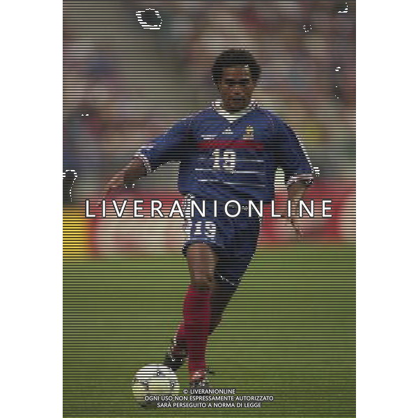 FRANCIA CROAZIA CAMPIONATO DEL MONDO FRANCIA 98 NELLA FOTO Christian Karembeu AG ALDO LIVERANI S A S