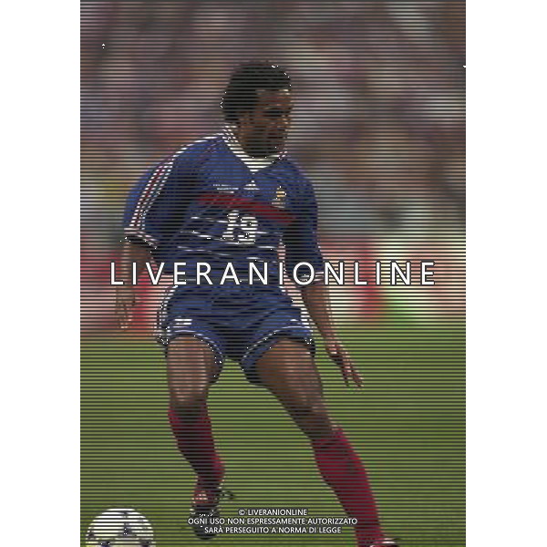 FRANCIA CROAZIA CAMPIONATO DEL MONDO FRANCIA 98 NELLA FOTO Christian Karembeu AG ALDO LIVERANI S A S