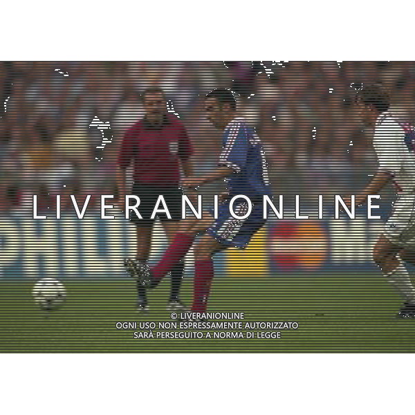 FRANCIA CROAZIA CAMPIONATO DEL MONDO FRANCIA 98 NELLA FOTO YOURI DJORKAEFF AG ALDO LIVERANI S A S